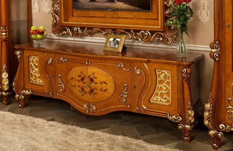 تصویر 4 از میز تلویزیون سلطنتی شیک ساخته شده از چوب مرغوب